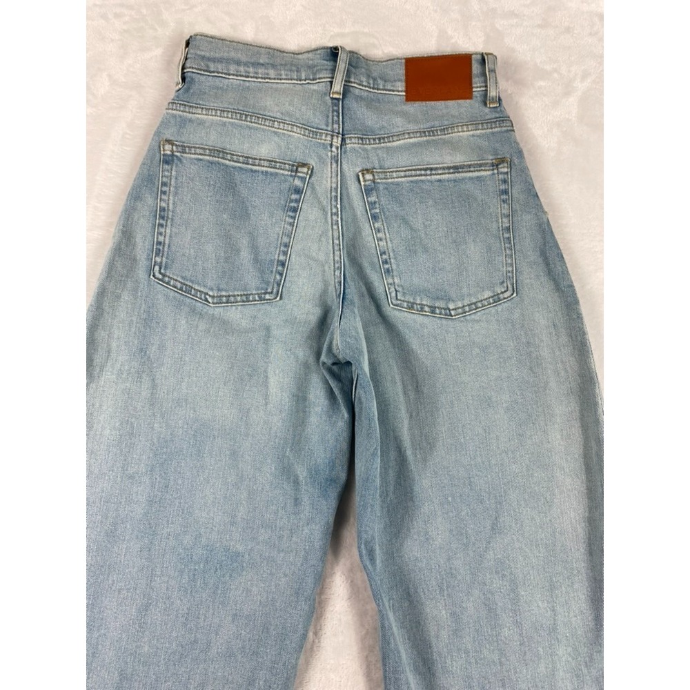 NWOT Everlane The Way-High Curve Jeans Women Sz 25L Tall Light Wash Barrel - Picture 7 of 14